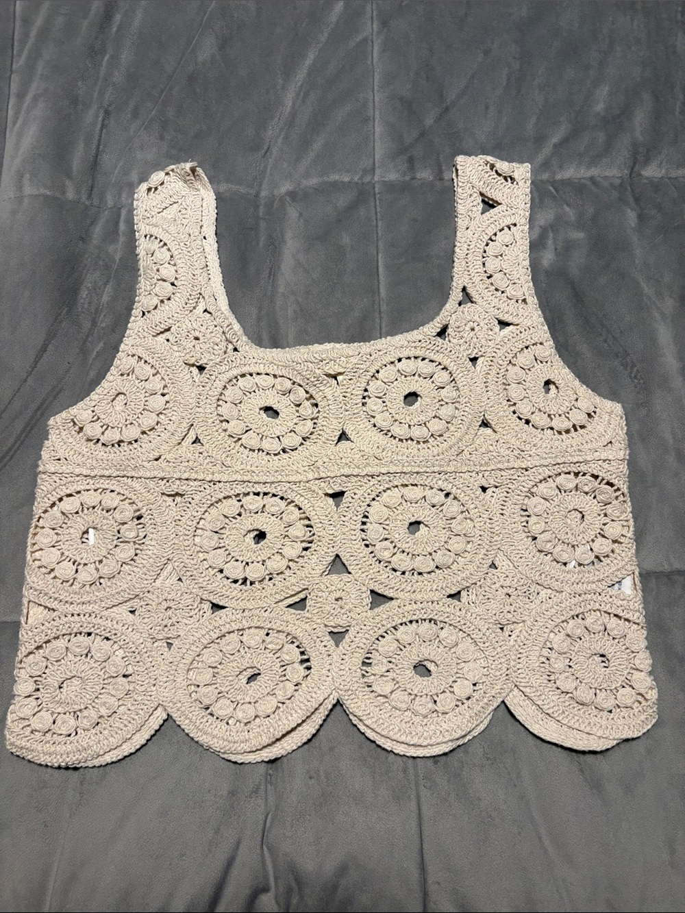 NWOT Crochet Tank Sz. XS - Picture 2 of 4